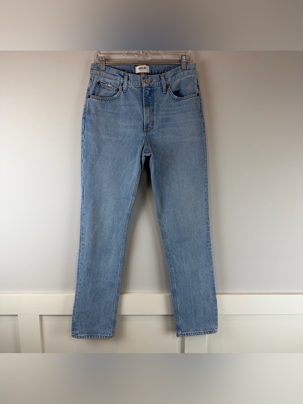 Ahold Switch Light Wash Lyle Slim Leg Casual Neutral Minimalist Jeans Size 27